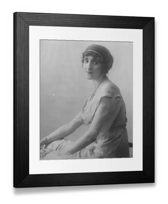 Framed Print : Queen of Italys Niece as Artist Princess Marina Petrovna of Russia, who has