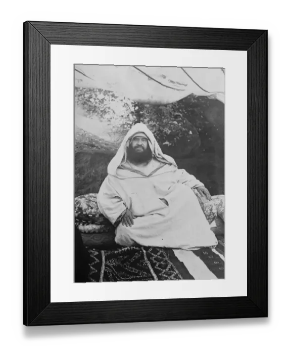 Framed Print : The Spanish campaign. The Sherif Raisuli who is fighting against Abd el Krim. 3 Framed Print : The Spanish campaign. The Sherif Raisuli who is fighting against Abd el Krim. 3