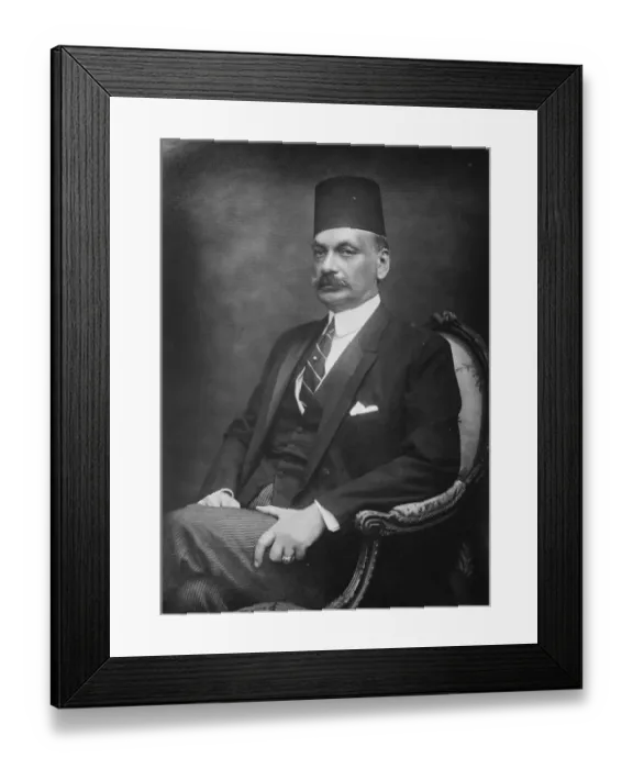 Framed Print : Adly Pasha, Egypts Premier. 9 August 1926 Framed Print : Adly Pasha, Egypts Premier. 9 August 1926
