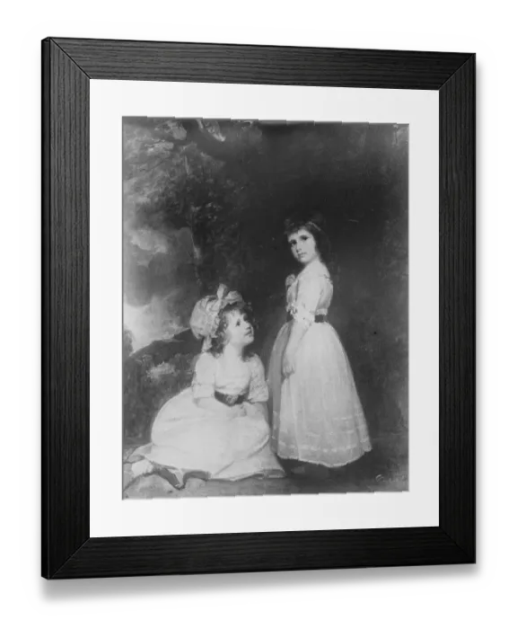 Framed Print : Romney Portrait Beckford Children sold at Christies London Auction house for Framed Print : Romney Portrait Beckford Children sold at Christies London Auction house for