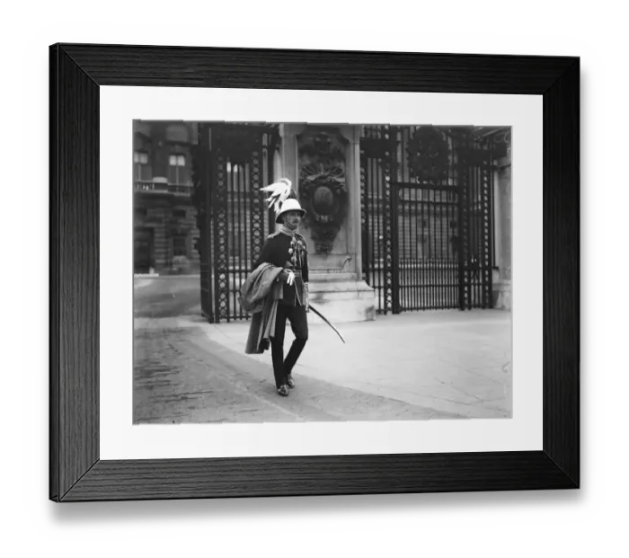 Framed Print : Investiture at Buckingham Palace. General Godwin, CB, leaving. 4 July 1925 Framed Print : Investiture at Buckingham Palace. General Godwin, CB, leaving. 4 July 1925