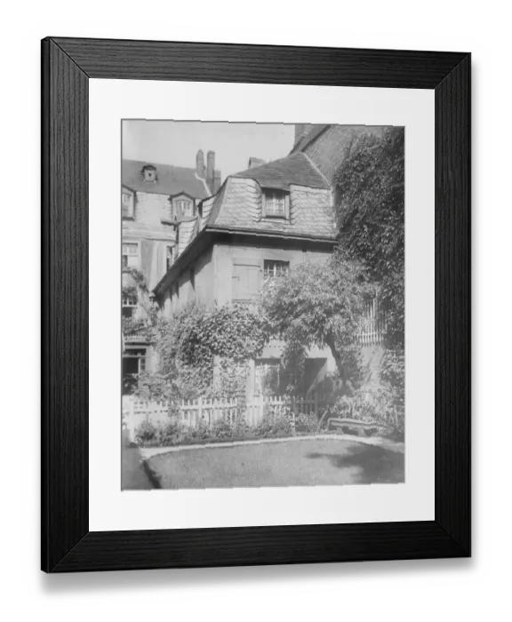 Framed Print : To benefit by the forthcoming Beethoven centenary. The house at Bonn in which Framed Print : To benefit by the forthcoming Beethoven centenary. The house at Bonn in which