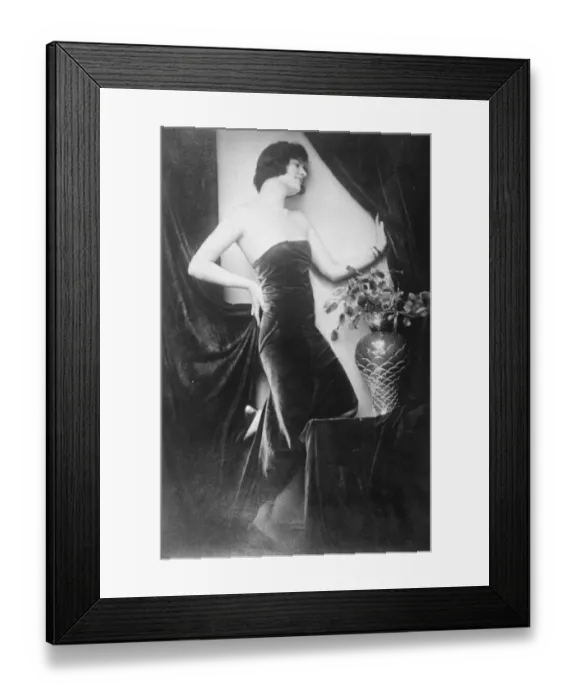 Framed Print : Founder of Frances first mannequin school. Mlle Gizi Sandor, who, in Paris Framed Print : Founder of Frances first mannequin school. Mlle Gizi Sandor, who, in Paris