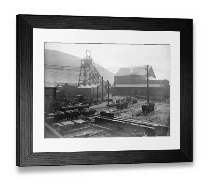 Framed Print : The Coal Crisis South Wales miners in revolt Llwynypia Mens protest strike Framed Print : The Coal Crisis South Wales miners in revolt Llwynypia Mens protest strike