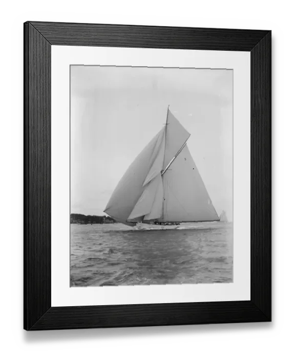 Framed Print : Cowes week. The Lulworth 1 August 1925 Framed Print : Cowes week. The Lulworth 1 August 1925