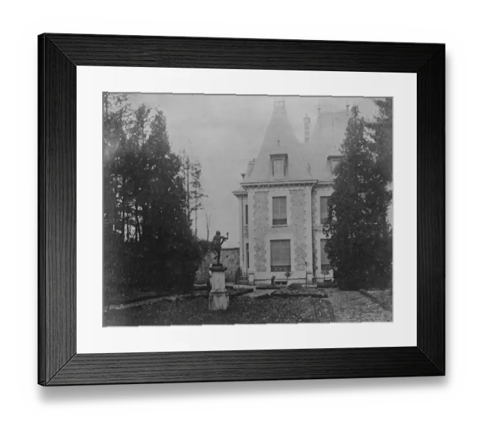 Framed Print : Le Clos at Sampigny ( M Poincares home ). 1 February 1920 Framed Print : Le Clos at Sampigny ( M Poincares home ). 1 February 1920