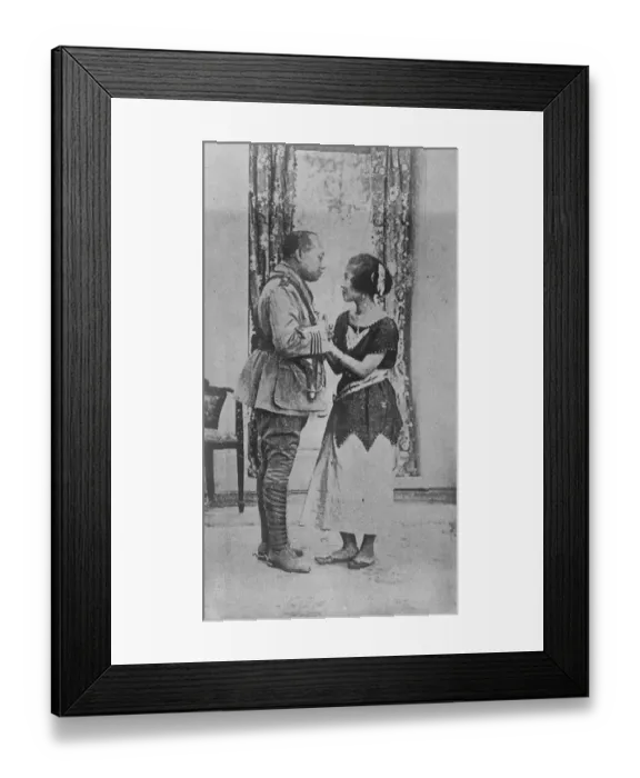 Framed Print : King of Siam With His Bride The King of Siam with his Royal Consort. This photograph Framed Print : King of Siam With His Bride The King of Siam with his Royal Consort. This photograph