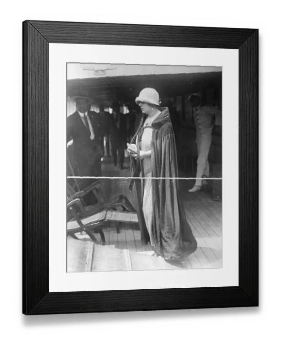 Framed Print : Firpos Girl on her way to Ellis Island Blanca Loudres, the girlfriend of Louis Angel Firpo Framed Print : Firpos Girl on her way to Ellis Island Blanca Loudres, the girlfriend of Louis Angel Firpo