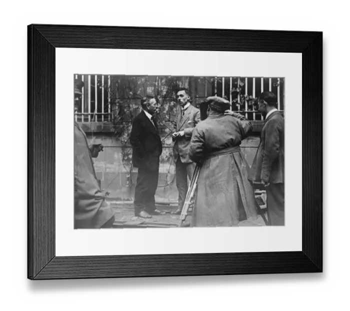 Framed Print : The start of the Rhineland Republican movement. Herr Deckers ( left ) and Herr Guthardt Framed Print : The start of the Rhineland Republican movement. Herr Deckers ( left ) and Herr Guthardt