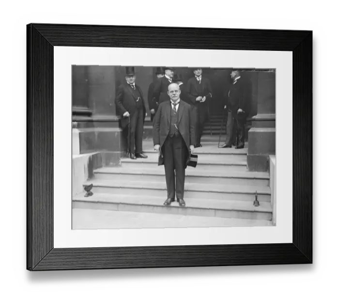 Framed Print : London conference with Germans on the reparations problem. Dr Marx, the German Chancellor Framed Print : London conference with Germans on the reparations problem. Dr Marx, the German Chancellor