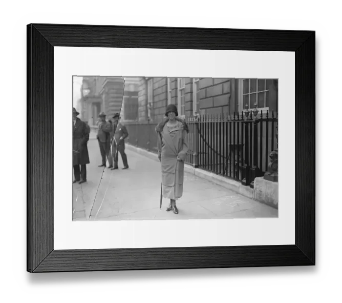 Framed Print : King and Queen of Belgium in London. Queen Elisabeth of Belgium seen here outside Framed Print : King and Queen of Belgium in London. Queen Elisabeth of Belgium seen here outside
