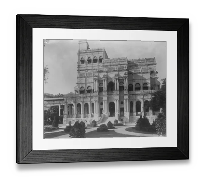 Framed Print : The Nazarbagh Palace, Baroda. 18 November 1921 Framed Print : The Nazarbagh Palace, Baroda. 18 November 1921
