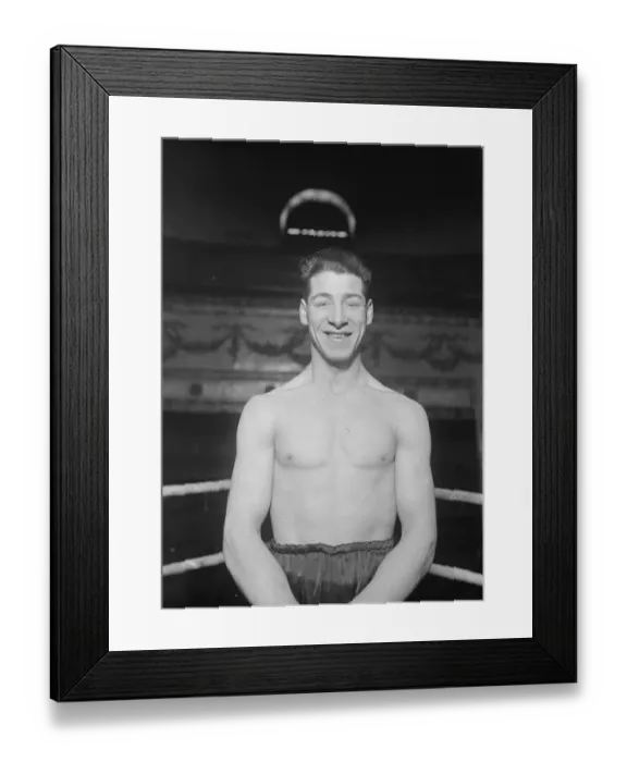 Framed Print : Well known boxers. Len Harvey. 1 February 1929 Framed Print : Well known boxers. Len Harvey. 1 February 1929