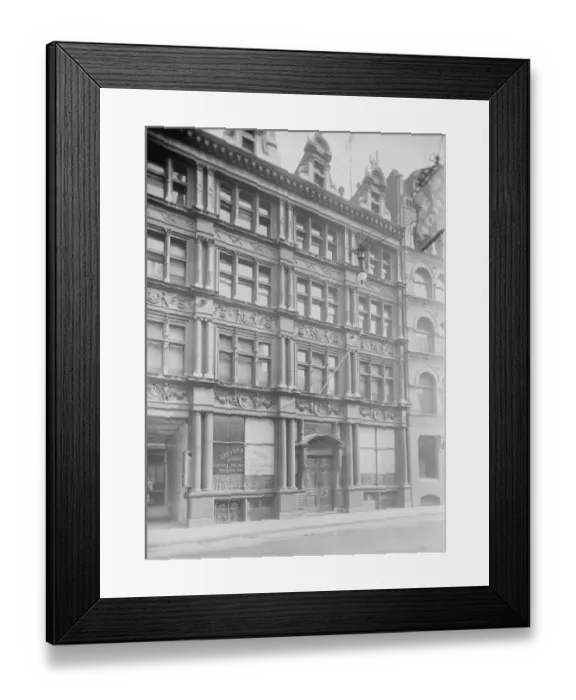 Framed Print : London and Scottish Assurance building, Cornhill Photographed for Mr Nenck, American Framed Print : London and Scottish Assurance building, Cornhill Photographed for Mr Nenck, American