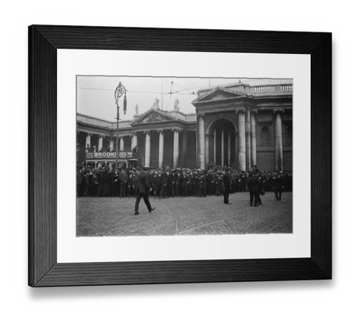Framed Print : Parliament House, College Green, Dublin. Photo taken during the Irish Convention Framed Print : Parliament House, College Green, Dublin. Photo taken during the Irish Convention