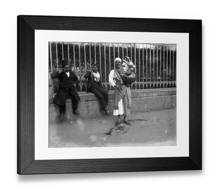 Framed Print : The lemonade seller on the street in Cairo, Egypt. 1920s Framed Print : The lemonade seller on the street in Cairo, Egypt. 1920s
