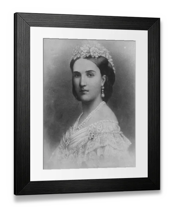 Framed Print : Princess Charlotte aunt of King Albert 1 April 1925 Framed Print : Princess Charlotte aunt of King Albert 1 April 1925