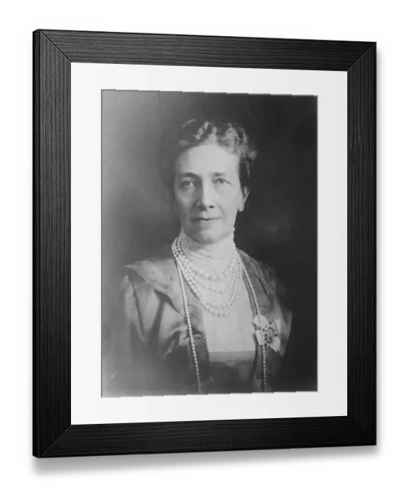 Framed Print : The Queen of Sweden Victoria of Baden (Sophie Marie Viktoria born 7 August 1862