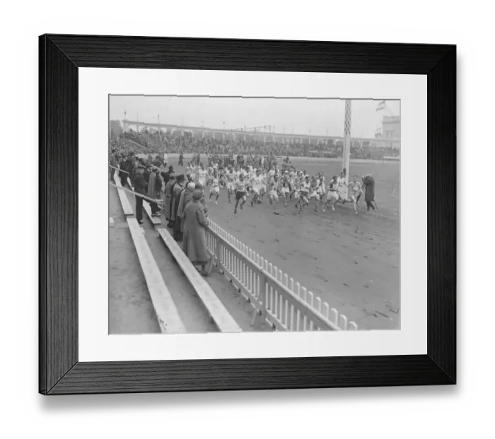 Framed Print : Olympic Games at Antwerp Start of the Marathon Race 24 August 1920 Framed Print : Olympic Games at Antwerp Start of the Marathon Race 24 August 1920