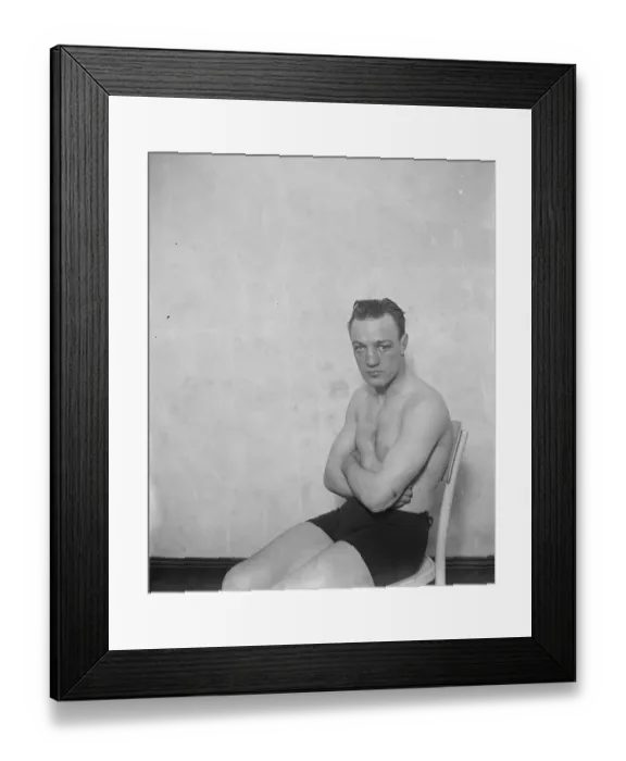 Framed Print : Ted Moore, boxer. 25 November 1927 Framed Print : Ted Moore, boxer. 25 November 1927