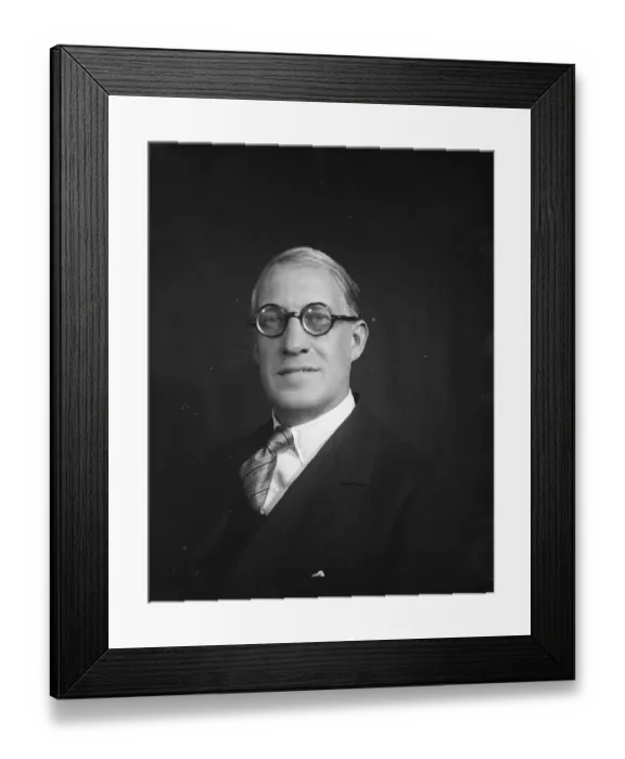 Framed Print : Mr Victor Beveridge. 26 February 1927