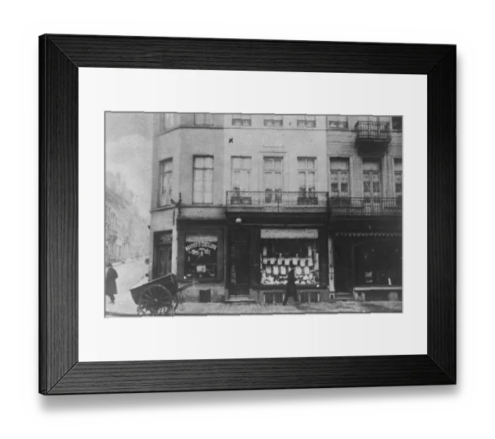 Framed Print : Mons Deschanel Birthplace. 182 Rue De Brabant Schaerbreek a suburb of the Belgian
