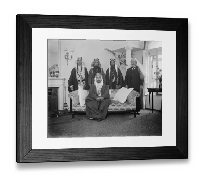 Framed Print : Emir Abdullah in London The Emir Abdullah of transjordania second son of the King Framed Print : Emir Abdullah in London The Emir Abdullah of transjordania second son of the King