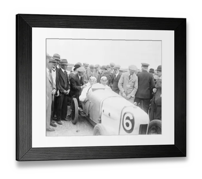 Framed Print : 200 minles Race at Brooklands At Brooklands near Weybridge in Surrey, England Framed Print : 200 minles Race at Brooklands At Brooklands near Weybridge in Surrey, England