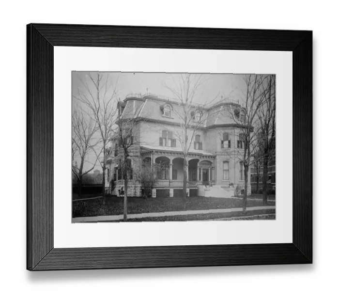 Framed Print : Mr Wilfred Lauriers residence in Ottawa. 1 November 1921 Framed Print : Mr Wilfred Lauriers residence in Ottawa. 1 November 1921