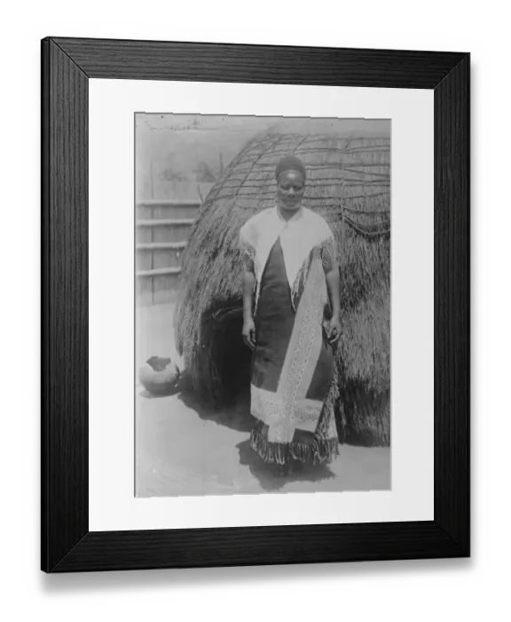 Framed Print : The Queen mother of Swaziland, Tazeen 3 January 1923 Framed Print : The Queen mother of Swaziland, Tazeen 3 January 1923