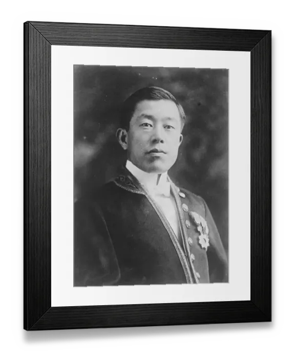 Framed Print : New Japanese Ambassador to America. Mr Masanai Haniwara, who has been appointed
