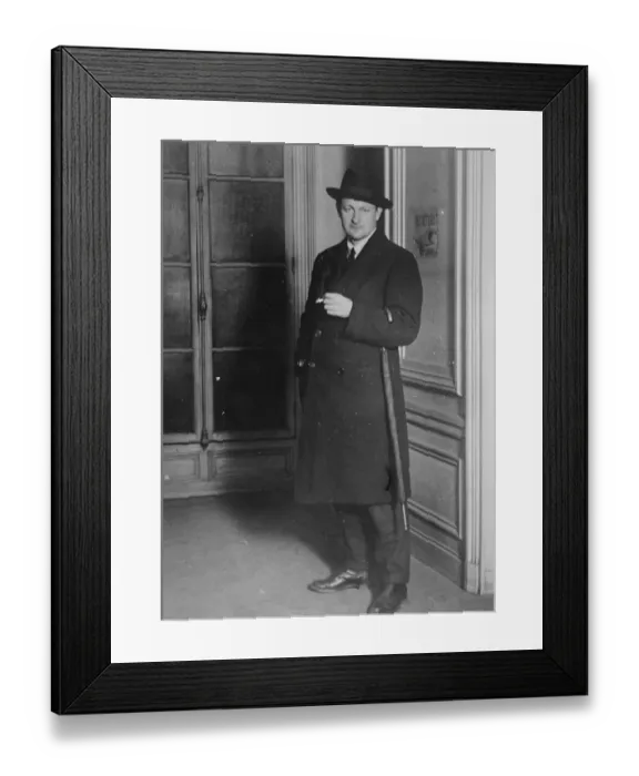 Framed Print : Mr A A ABC. A special photograph of Captain Arthur at the Police Headquarters in Paris Framed Print : Mr A A ABC. A special photograph of Captain Arthur at the Police Headquarters in Paris