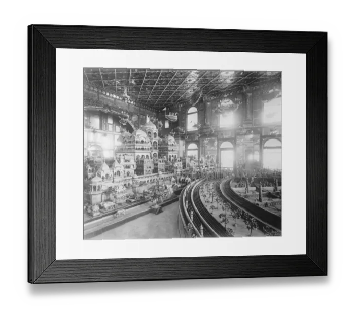Framed Print : Temple within a temple. The remarkable model of the Azodhia Nagari at Ajmere, India Framed Print : Temple within a temple. The remarkable model of the Azodhia Nagari at Ajmere, India