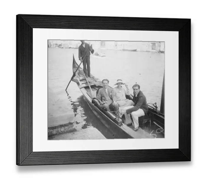 Framed Print : On the Lido Mr Oswald Mosley, Lady Cynthia Mosley and Mr E V Strachey 25 August Framed Print : On the Lido Mr Oswald Mosley, Lady Cynthia Mosley and Mr E V Strachey 25 August