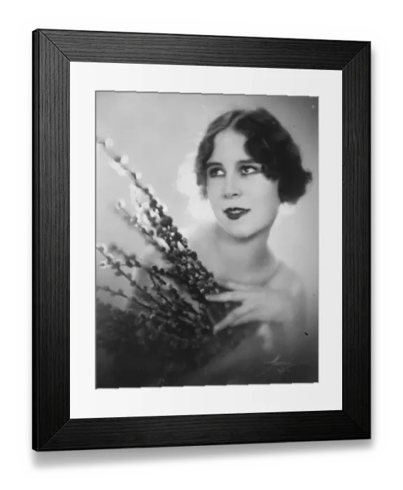 Framed Print : Mlle Hildegarde Sturmer. 14 June 1927 Framed Print : Mlle Hildegarde Sturmer. 14 June 1927