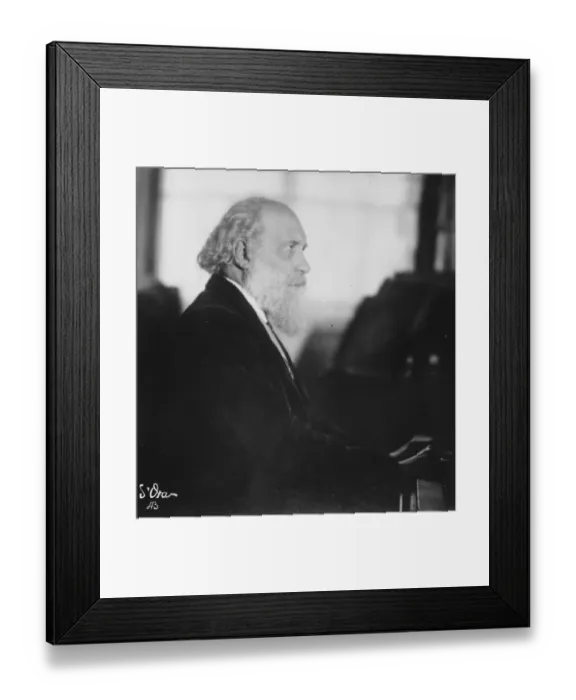 Framed Print : Herr William Kienzl, Austrias greatest living composer. 31 January 1927 Framed Print : Herr William Kienzl, Austrias greatest living composer. 31 January 1927