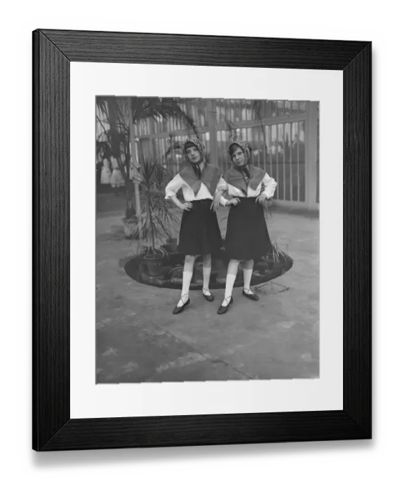 Framed Print : Society Childrens Garden Party At Royal Botanic Gardens Miss Shelagh Morrison Bell