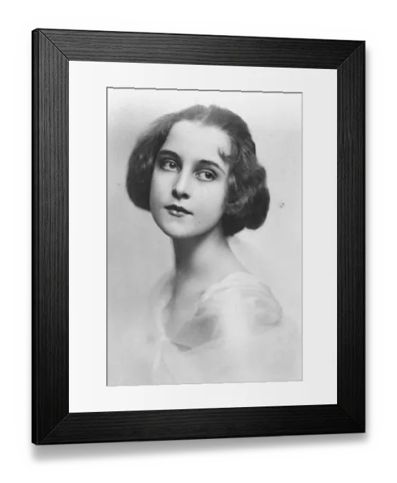 Framed Print : Reception Clerk Becomes a Princess A sensation has been caused throughout Hungary