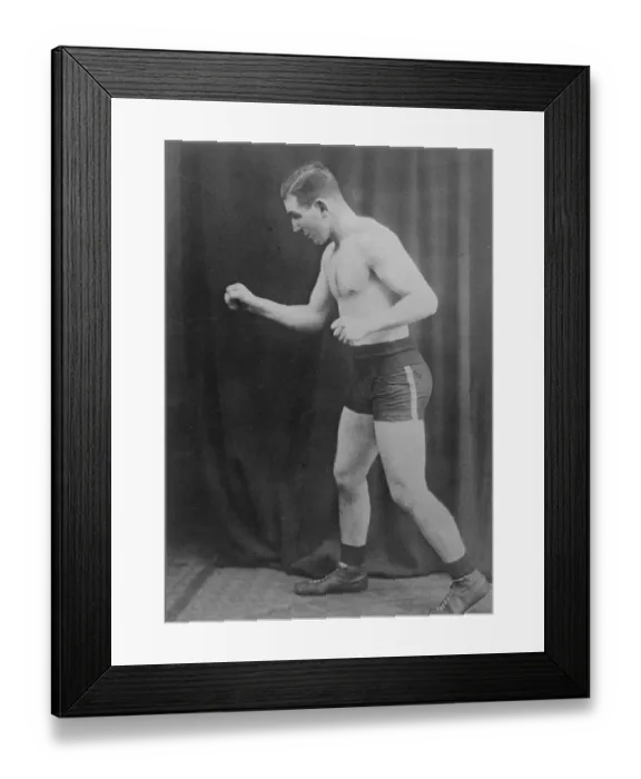 Framed Print : Johnny Brown ( of Hamilton Scotland ) 3 December 1923