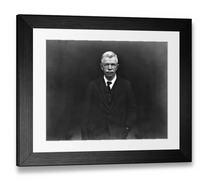 Framed Print : Labour big gun to bring down the government. Mr J R Clynes, MP, who will