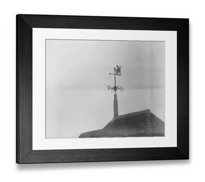 Framed Print : Thomas Carlyle as library weathervane. A silhouette figure of Thomas Carlyle reading Framed Print : Thomas Carlyle as library weathervane. A silhouette figure of Thomas Carlyle reading