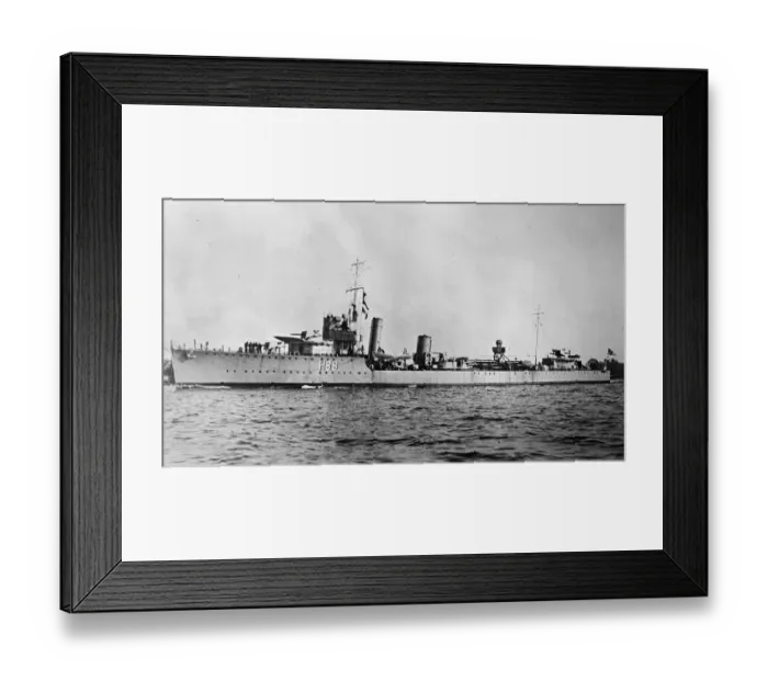 Framed Print : HMS Wakeful, ( H 88 ) a W-class destroyer. May 1929