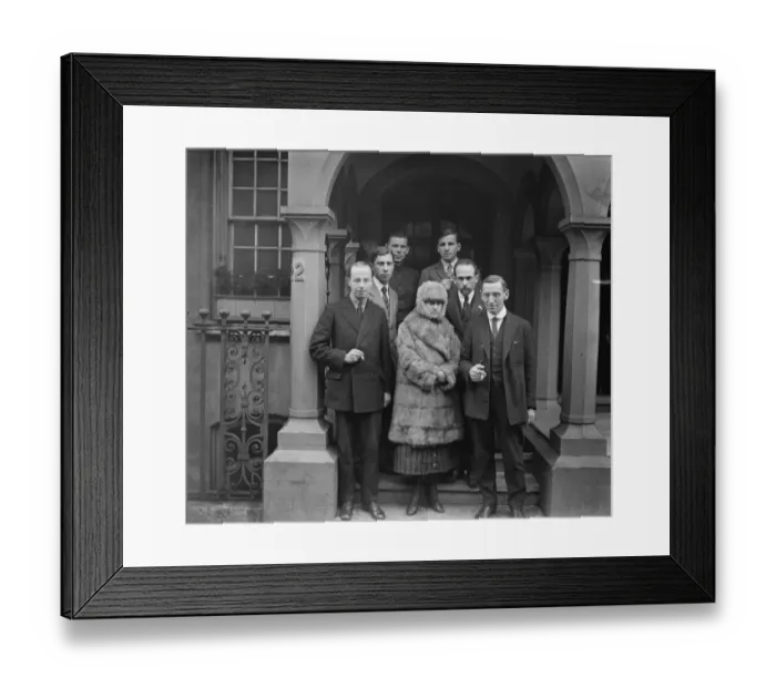 Framed Print : A Soviet Delegation arrives in London. The Soviet Delegation, which is to visit Framed Print : A Soviet Delegation arrives in London. The Soviet Delegation, which is to visit
