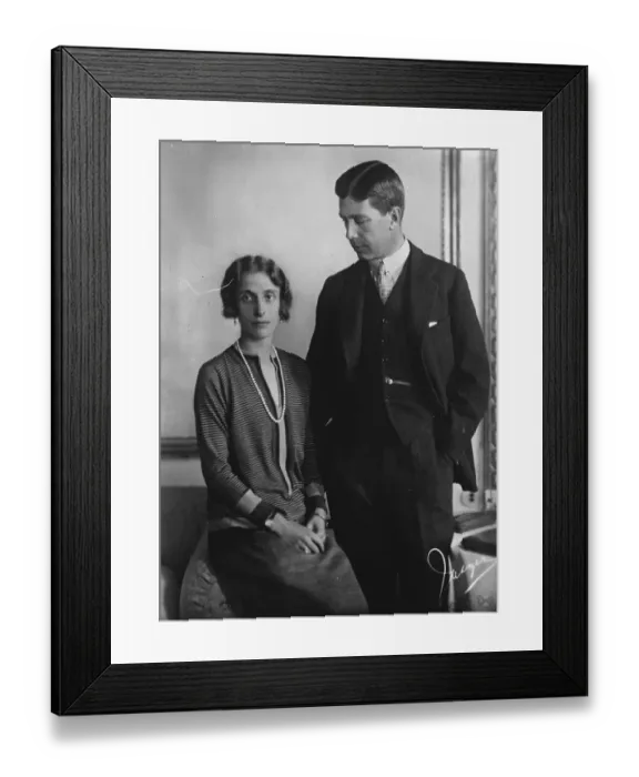 Framed Print : Expected in London at the beginning of May. Crown Prince Gustav of Sweden, photographed Framed Print : Expected in London at the beginning of May. Crown Prince Gustav of Sweden, photographed