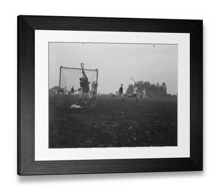 Framed Print : County Lacrosse revives after the war Middlesex meet Essex at Buckhurst Hill Framed Print : County Lacrosse revives after the war Middlesex meet Essex at Buckhurst Hill