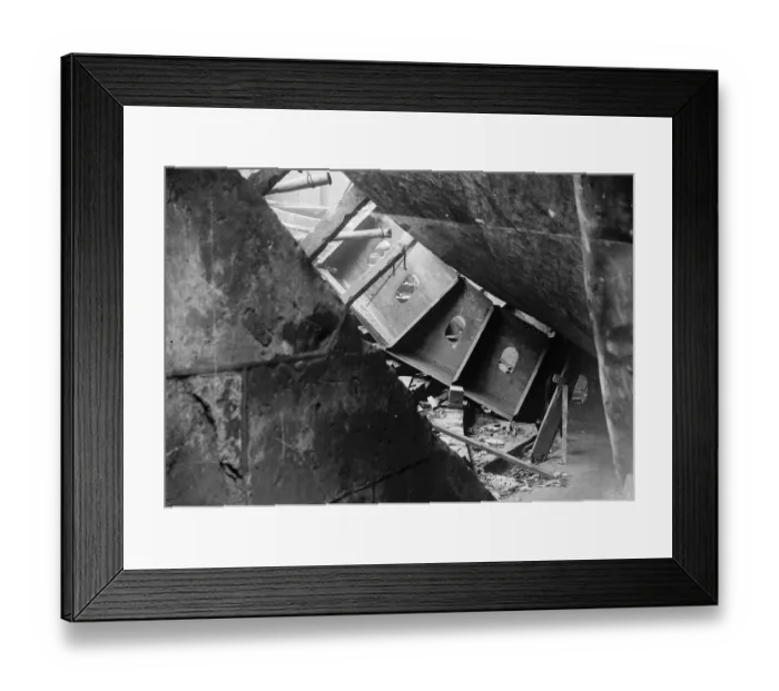 Framed Print : Remarkable device to preserve HMS Victory in dry dock at Portsmouth, England, Showing Framed Print : Remarkable device to preserve HMS Victory in dry dock at Portsmouth, England, Showing
