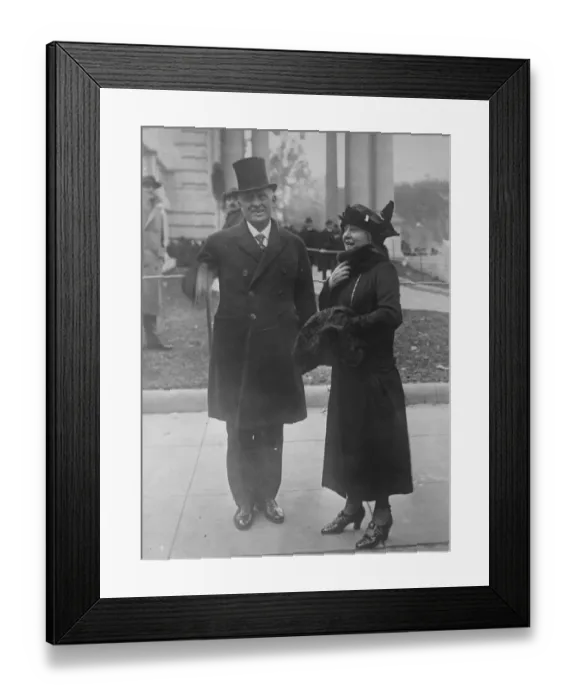Framed Print : The Opening of the Great Disarmament Conferenc at Washington M and Mme Viviani