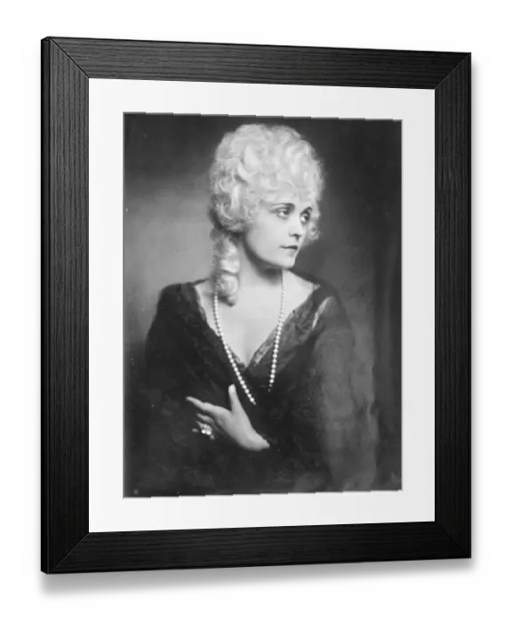 Framed Print : Pola Negri as a French Marquise. Pola Negri, who has just built a beautiful new Framed Print : Pola Negri as a French Marquise. Pola Negri, who has just built a beautiful new