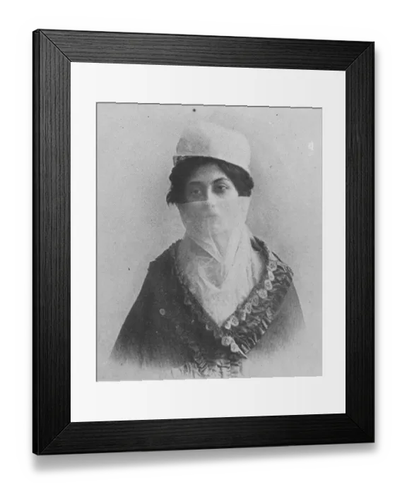 Framed Print : First Woman in Constantinople Halide Hanum, the famous Turkish woman novelist Framed Print : First Woman in Constantinople Halide Hanum, the famous Turkish woman novelist