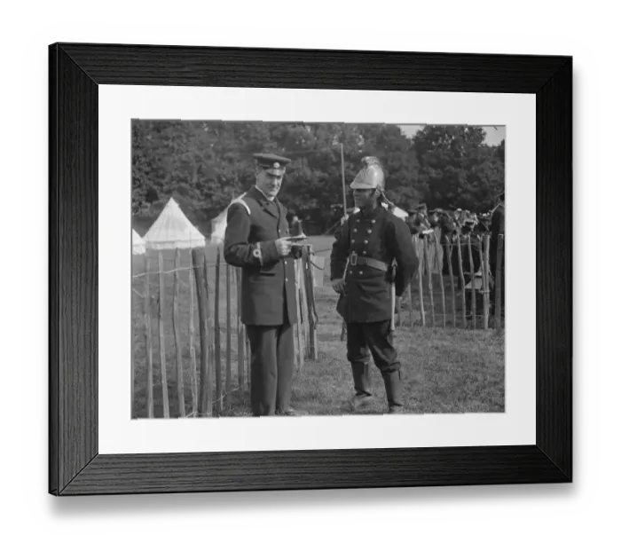Framed Print : 600 Fireman from England and Wales in competition at Oxford One of the interested Framed Print : 600 Fireman from England and Wales in competition at Oxford One of the interested